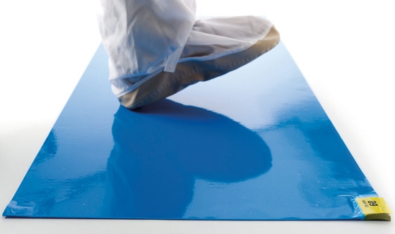 Close Out Sticky Mats 18x45 Blue 30 Sheets 4 Mats